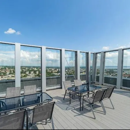 Lejlighed Hanza Tower Sky - 24 Family With Spa Pool & Jacuzzi & Sauna